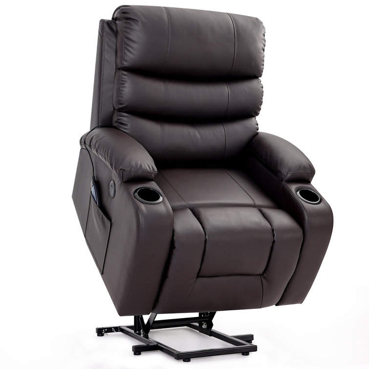 White electric online recliner